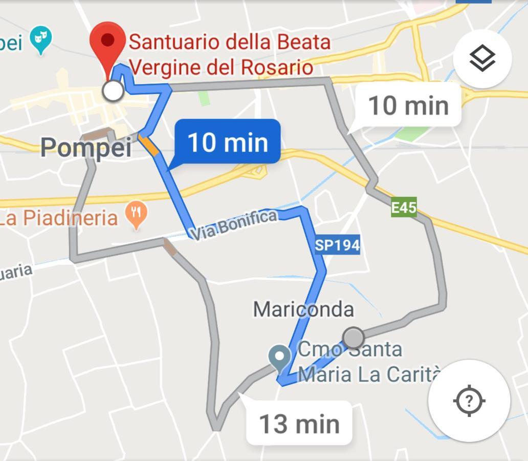 Villa Rosa Pompei Studios Santa Maria La Carita Bagian luar foto